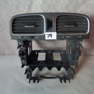 Radio Radioschacht, Einbaurahmen VW GOLF VI (5K1)5K0858089D mit Luftdüse mitte 5K0815736D/5K0815735D