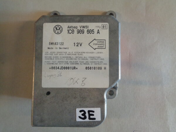 VW Seat Skoda Airbagsteuergerät 1C0909605A