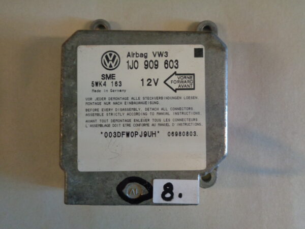 VW Golf/4/Bora/Lupo/Polo/Bus/T4/Sharan Airbag Steuergerät 1J0909603