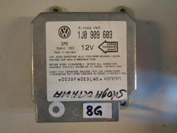 VW Golf/4/Bora/Lupo/Polo/Bus/T4/Sharan/1 Airbag Steuergerät 1J0909603