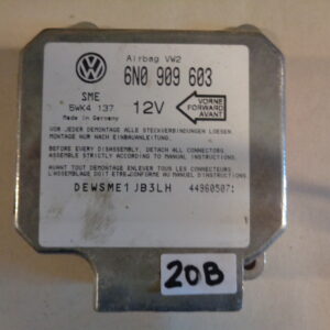 Airbag Steuergerät 6N0909603 12V Golf 3 VW Polo 6N