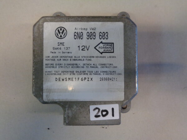Airbag Steuergerät 6N0909603 12V Golf 3 VW Polo 6N