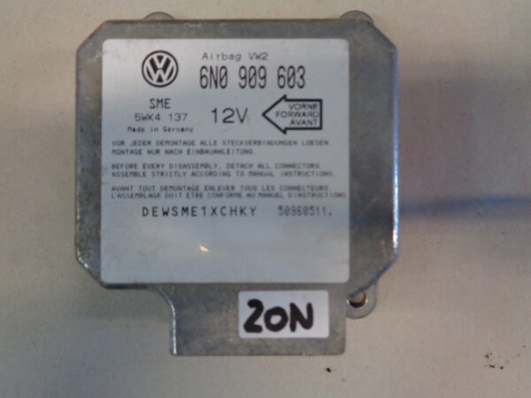 Airbag Steuergerät 6N0909603 12V Golf 3 VW Polo 6N