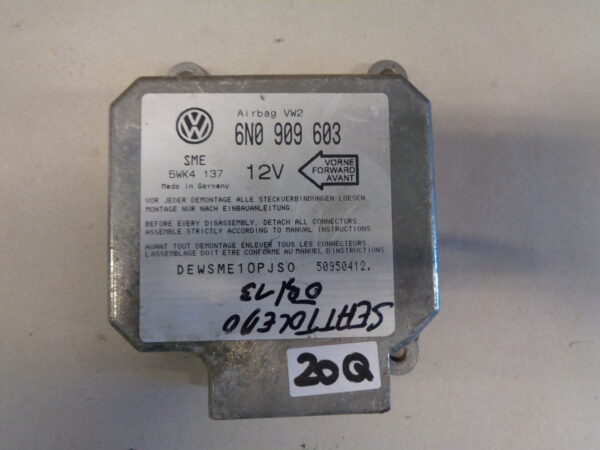 Airbag Steuergerät 6N0909603 12V Golf 3 VW Polo 6N