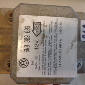 Airbag Steuergerät 6N0909603 12V Golf 3 VW Polo 6N mit Halter