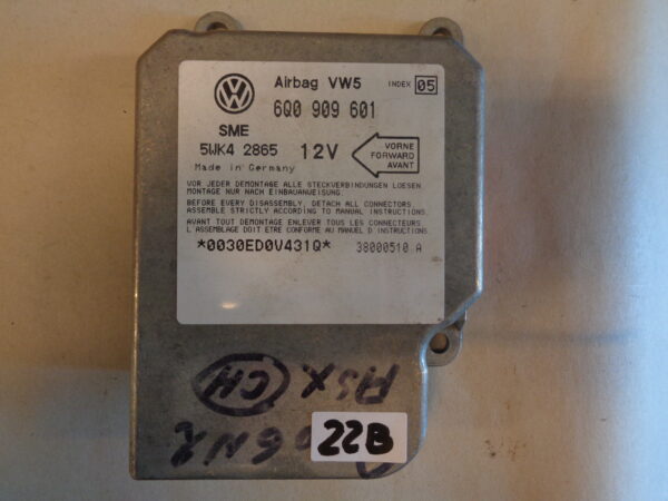 Steuergerät Airbag VW POLO (6N2)6Q0909601