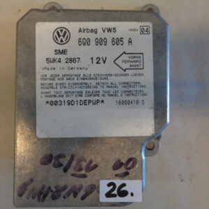 Airbagsteuergerät VW Golf 4 Bora Polo 6N2 Steuergerät 6Q0909605A Airbag