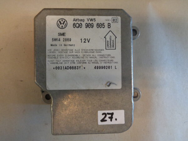 Airbag Steuergerät 6Q0909605B