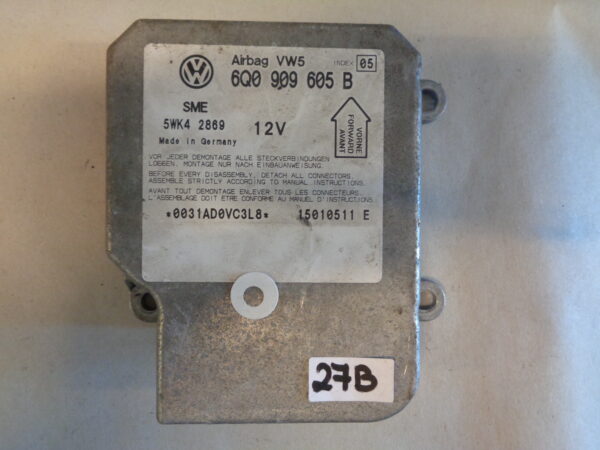 Airbag Steuergerät 6Q0909605B