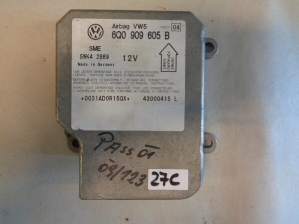 Airbag Steuergerät 6Q0909605B