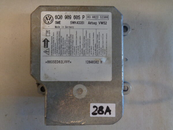 Airbag-Steuergerät VW Caddy 6Q0909605P