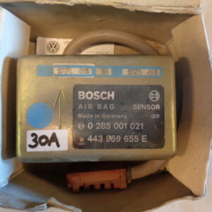 AIRBAG STEUERGERÄT SRS MODUL SENSOR AUDI 443959655E Neu und Original