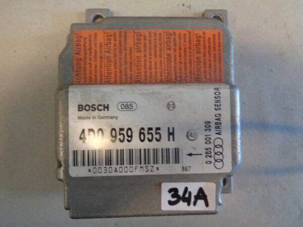 Airbagsteuergerät Audi A8 D2 4D0959655H