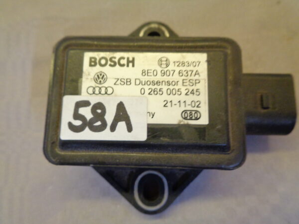 ESP Sensor, Längs- / Querbeschleunigungssensor 8E0907637A