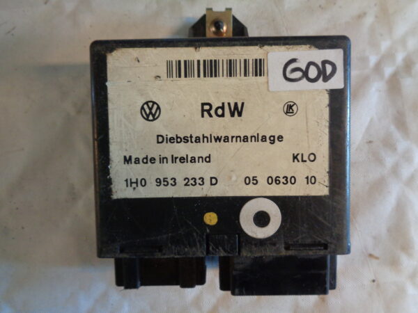 Steuergerät Diebstahlwarnanlage Vw Golf 3 1H0953233