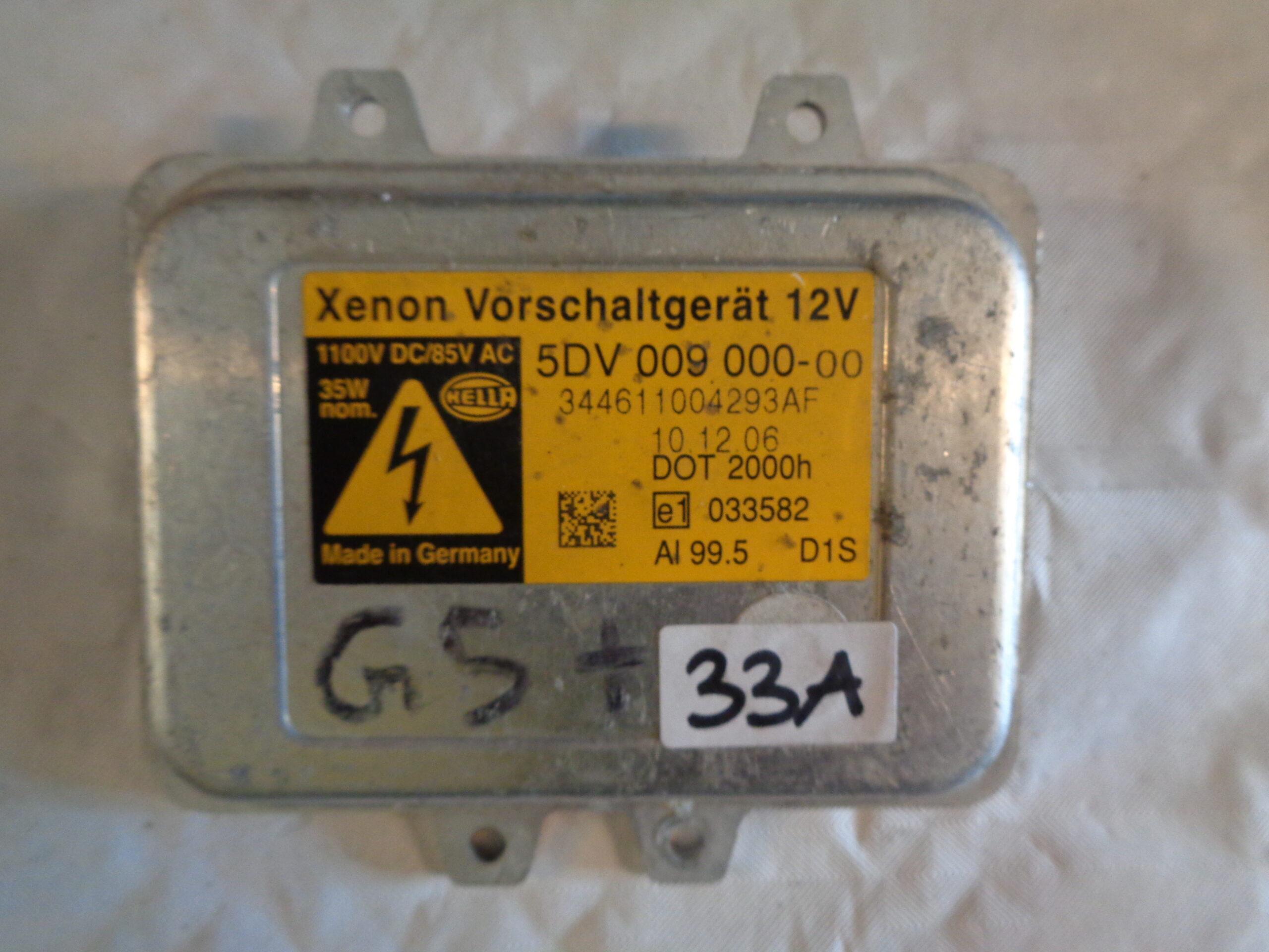 5DV 009 000-001 Vorschaltgerät – Xenon – 12V