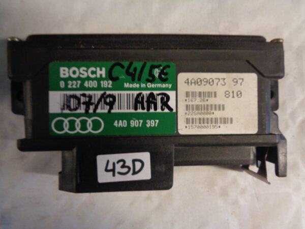 Zündsteuergerät 4A0907397 Audi 80 B4/Coupe/Cabrio Typ 89/100/A6 C4