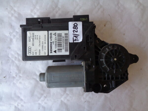 Fensterhebermotor Audi A4 B6, B7 Rechts Hinten 8E0959802E